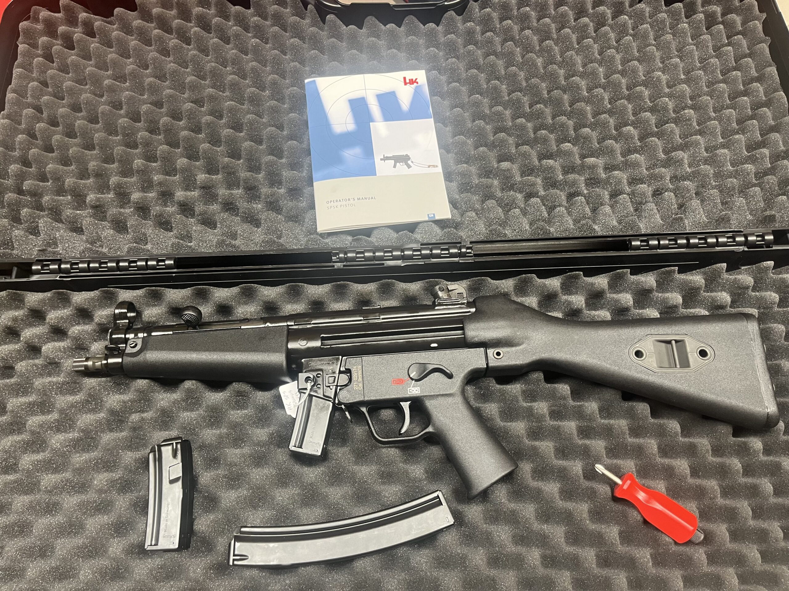 HECKLER & KOCH SIDEARMS GMBH MODEL. SP5 cal. 9X19