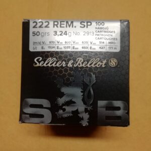 S.&.B. CAL.222 REM.