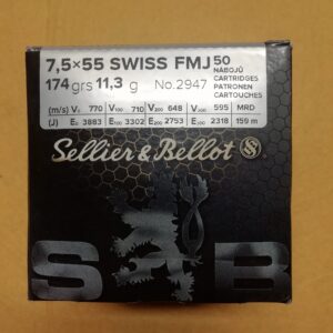 S.&.B. CAL. 7,5X55
